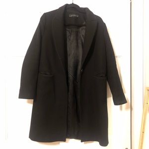 Black Zara coat